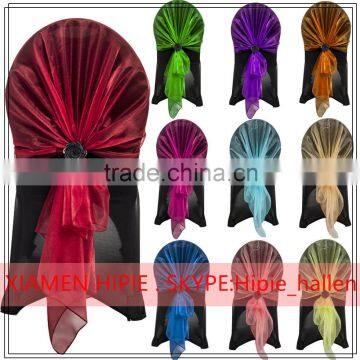 Organza Hoods Sashes wedding chair cover wraps bow sash                        
                                                Quality Choice