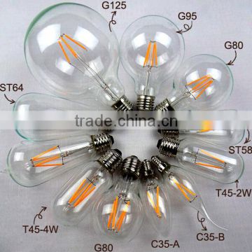 China Supplier ST64 B22 Led Filament Bulbs, Led Filament Bulb E14/E27, 120V/220V Led Bulb E27