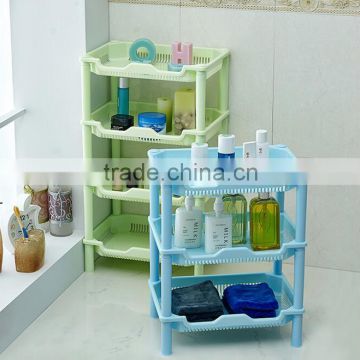 New arrvial Square plastic bathroom shelf storage rack /toilet kitchen shelf storage rack