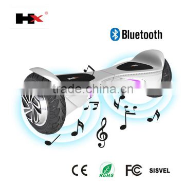 Patent owner two wheel balancing scooter drifting board with bluetooth player