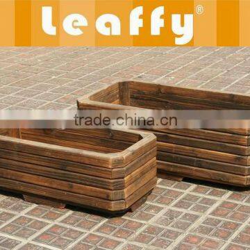 LEAFFY- Burnt Fir Planters 2 pcs