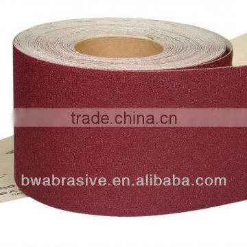 Abrasive paper roll