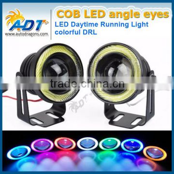 3.5 inch 89mm 30W LED COB Fog Light Lamp Projector Lens Bulb DRL Angel Eyes Kits