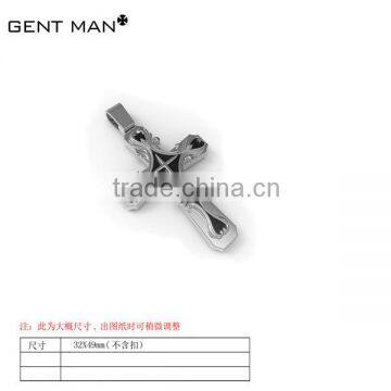 High Quality Casting cross pendant gold cross pendant with big chains