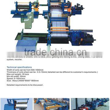 Slitting Line Cut to Length, Professional Slitting Machinery, Panel Steel Coil Slitting Machine photo-2