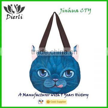 Single Shoulder Satchel Cat Purse