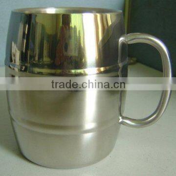 Stainless steel tankard