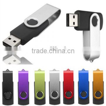 Hot sale swivel usb memory stick plastic usb flash drive