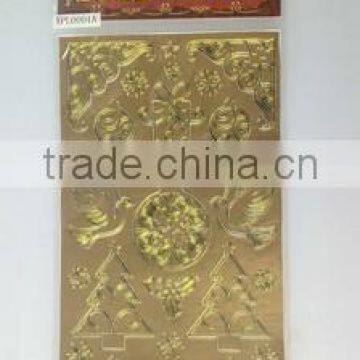 Marry Christmas Pigeon_ Bells_ Bronzing Sticker photo-2