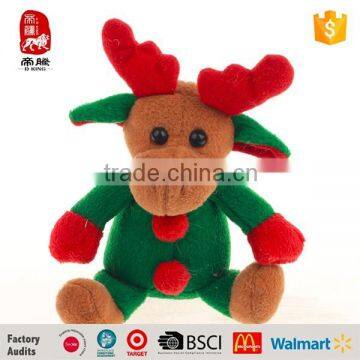 China christmas ornament plush toy reindeer ornaments gift for 2015