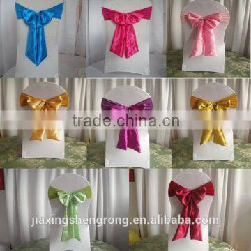 Customized Colorful Wholesale Organza Chair Sash photo-4