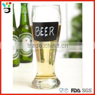 Machine made 350ml beer chalkboard stein/ cup with customer design