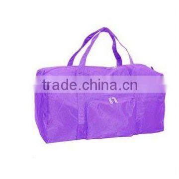 purple travel sports bag