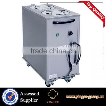 commercial restaurant kitchen equipment electric plate warmer cart