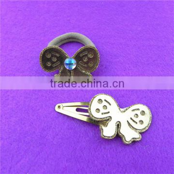 custom made happy metal alloy hair ornament