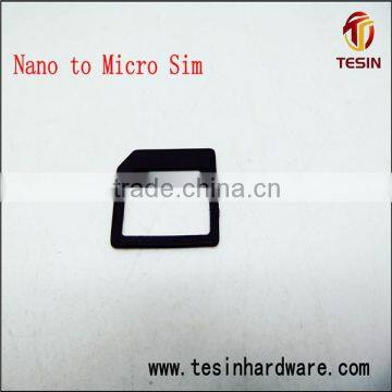 Factory price good retail packing nano sim card adapter for iphone