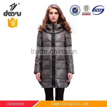 2016 Women winter parka coat wholesale Nylon jacket with detachable hood