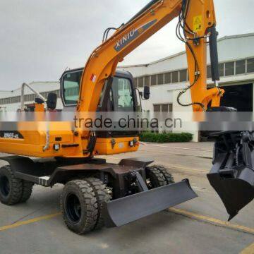 6ton mini digging machine parts excavator mini trencher