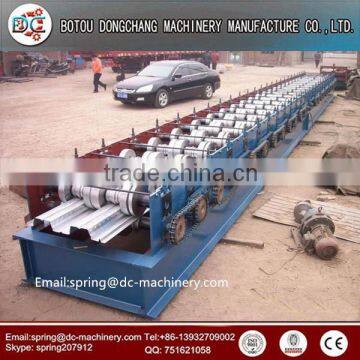 Floor metal decking roll forming making machine, glazed tile making machine