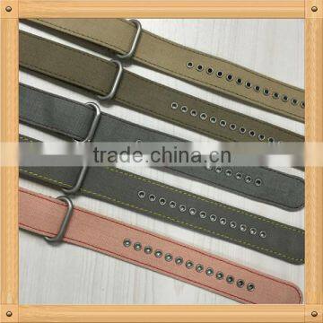 High Quality Zulu Ring 1 Piece Canvas Wrist Watch Strap photo-2