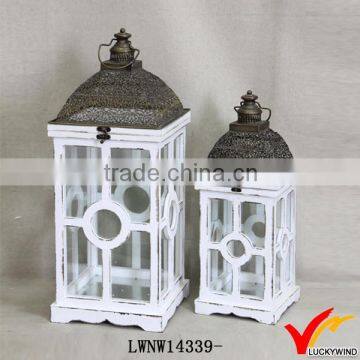 wedding glass wood handcrafted lantern antique lantern