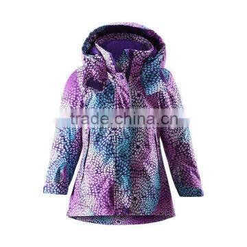 Girls printed padded jacket