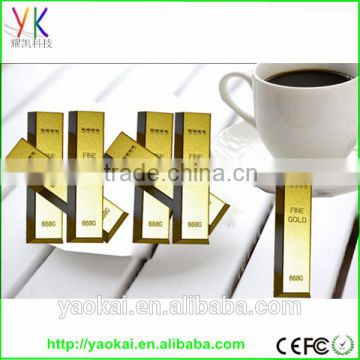 2016 fashion mobile phone tube gold power bank 2600 for travel