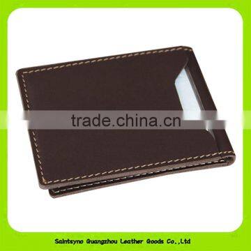 Genuine Leather Slim Thin Wallet Coin Bag slot Pocket Card Holder 16126