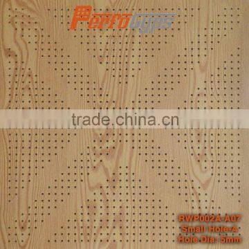 Wooden Acoustic Perforated Gypsum Ceiling Tile Made in China Good Quality Soundproof photo-3