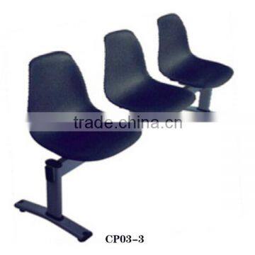 Cheap plastic chairs Waiting room furniture Powerful 3-seater waiting chair for sale CP03-3