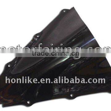 Black motorcycle windscreen/windshield for YZF-R1 2000-2001