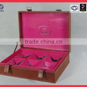 Custom Logo & Size Cardborad Gift Box With Leather photo-2