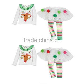 2015 embroidered white twinset sister wear short girl 100% cotton fabric christmas dress pattern