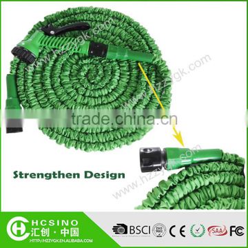 New Innovation Developed Magic Shrinking Flexible Bulk Garden Hose Reel/ Collapsible Expandable Gardenhose with Angle Valve