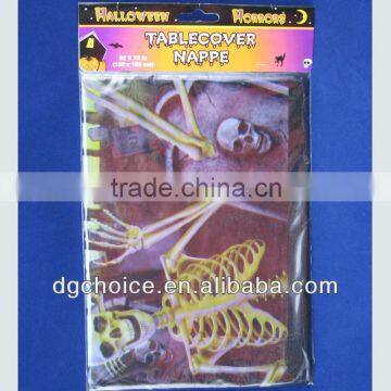 Big Order Accept Custom Halloween Plastic Table Cover for Decoration