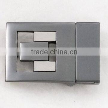 Designer 35mm New Metal Solid Silver Bands Pin Buckle photo-3