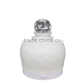 Newest Polystone USB/Battery-powered Fan Aromatherapy Diffuser,Mini Oil Diffuser,Portable Oil Dispenser w/7-color-change Light