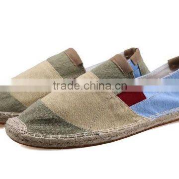 Men Casual Shoes 2016 Espadrilles Cheap Wide Stripe Stitched Sole Shoes Flat Shoes photo-4