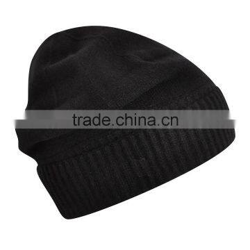 Mens Beanie Knitted Caps Rib Hats ,Wool Pompons Curling Ear Protect Winter Cool Casual Cap