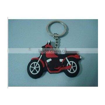 motorcycle shape PVC Keychain,Silicone key holder,Rubber key chain