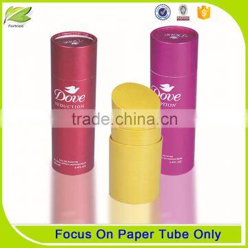 Good looking colorful round paper tube for lip balm