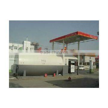skid-mounted gas station with global service