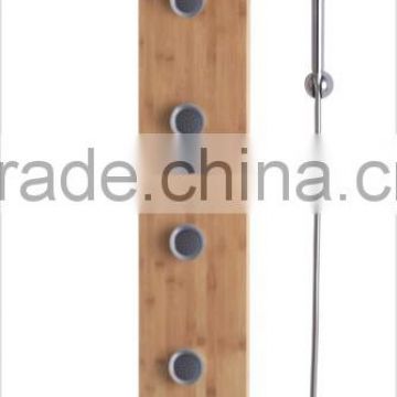 Wall Install Massage Bamboo Shower Panel LN-B115