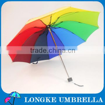 [FM3210]3 foldable rainbow umbrella all types of umbrellas rain gear