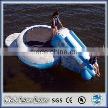 china style spiderman trampoline for water game