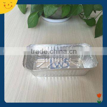 Takeaway Rectangular Food Packaging Aluminium Foil Container With Lid photo-4