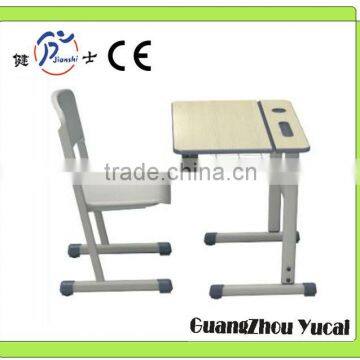 Adjustable student chair and desk