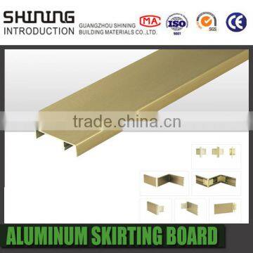 waterproof aluminum laminate skirting boards