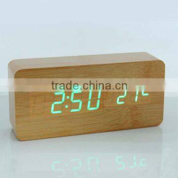 Best selling wood decorative alarm clock for room