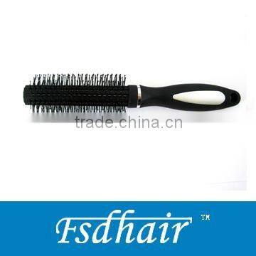 V-shaped nylon pins hair brush